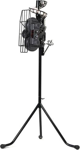 آلة رمي البيسبول والكريكيت 666BHA، زاوية وسرعة وفاصل إطلاق قابل للتعديل، من 40 إلى 68 ميلاً في الساعة، تعمل مع كرات البيسبول العادية والكريكيت للتدريب الفردي والتدريب in Kuwait