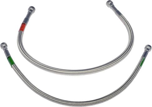Dorman 819-800 Rear Flexible Stainless Steel Braided Fuel Line Compatible with Select Chevrolet / GMC Models (OE FIX) in Kuwait
