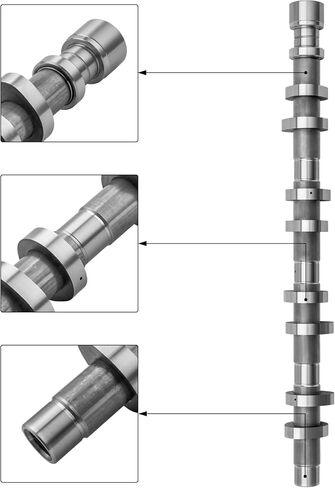 Right Driver Side Engine Camshaft (Assembled, Not Casting) 53021984AA For Chrysler Aspen 07-09 Dodge Dakota 00-11 Ram 1500 02-07 For Jeep Grand Cherokee 99-09 4.7L in Saudi Arabia