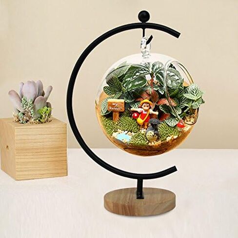 YY YEARCHY Ornament Display Stand Metal Stand Terrarium Air Plant Stand Flower Pot Holder Iron Pothook Stand for Hanging Glass Globe Ball in Saudi Arabia