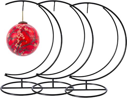 Ornament display stand , 3 PACK Gift Ornament Holder with hook hanger for Christmas Halloween Decoration, Glass Witch Ball,Home Party wedding Decor in Saudi Arabia