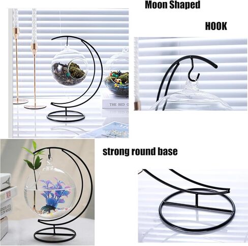 Ornament display stand , 3 PACK Gift Ornament Holder with hook hanger for Christmas Halloween Decoration, Glass Witch Ball,Home Party wedding Decor in Saudi Arabia