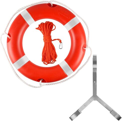 Life Ring 23"/28" Orange Boat Safety Throw Ring Professional Boat Throw Ring Emergency Use Life Ring Buoy for Rescue Lifeguard Lifesaving in Saudi Arabia