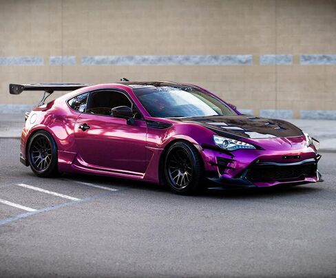 VViViD+ Gloss Joker Purple Premium Vinyl Wrap Film (25ft x 5ft) in Saudi Arabia