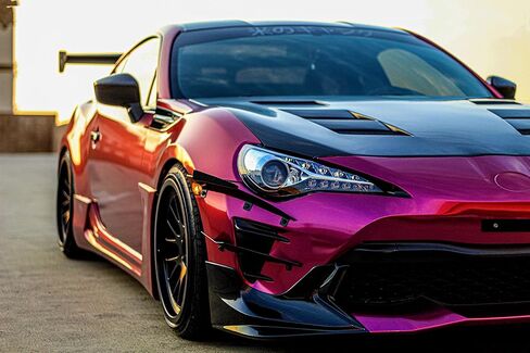 VViViD+ Gloss Joker Purple Premium Vinyl Wrap Film (25ft x 5ft) in Saudi Arabia