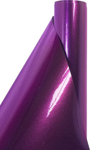VViViD+ Gloss Joker Purple Premium Vinyl Wrap Film (25ft x 5ft) in Saudi Arabia