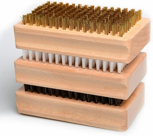 مجموعة شمع لوح التزلج، مجموعة شمع التزلج، مجموعة فرش لوح التزلج مكونة من ثلاثة مجموعة فرش هيكل قاعدة متجددة، مجموعات فرش من النايلون/النحاس/شعر الخيل للتزلج على الجليد in Kuwait