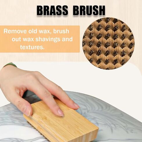 مجموعة شمع لوح التزلج، مجموعة شمع التزلج، مجموعة فرش لوح التزلج مكونة من ثلاثة مجموعة فرش هيكل قاعدة متجددة، مجموعات فرش من النايلون/النحاس/شعر الخيل للتزلج على الجليد in Kuwait