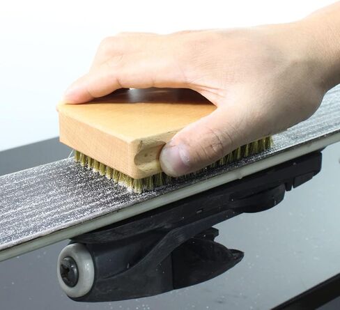 مجموعة شمع لوح التزلج، مجموعة شمع التزلج، مجموعة فرش لوح التزلج مكونة من ثلاثة مجموعة فرش هيكل قاعدة متجددة، مجموعات فرش من النايلون/النحاس/شعر الخيل للتزلج على الجليد in Kuwait