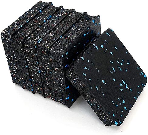 Luwint Thick Treadmill Mat, 5'' x 5'' x 1'', High Density Rubber in Saudi Arabia