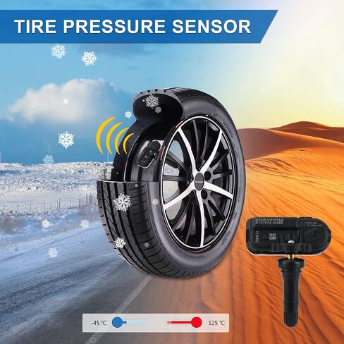 TPMS Sensor 68249197AA Preprogrammed Tire Pressure Monitoring System Replacement for 2014-2018 RAM 1500 2500 3500 4500 5500 Jeep Cherokee OE# 68249197AA 68239720AA- 4Pack in Saudi Arabia