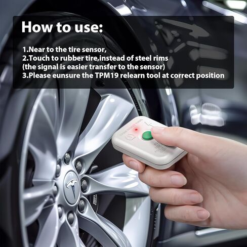 أداة إعادة ضبط VXDAS TPMS لأداة إعادة ضبط جهاز استشعار ضغط الإطارات Ford متوافقة مع F-150، Mazda، Lincoln، Mercury - إصدار 2023 (8C2Z-1A203-A) in Kuwait