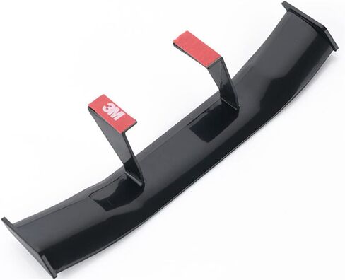 2 PCS Car Mini Spoiler Wing,6.7 Inch Car Tail Wing Mini Auto Carbon Fiber Texture Decoration Without Perforation,Universal Mini Tiny Trunk Spoiler Auto exteriores Rear Tail Wings for Most Cars in Saudi Arabia