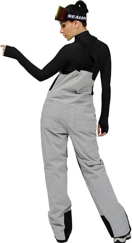 HOUZONIY Women's Ski Bibs Snow Ski Pants Waterproof Baggy Winter Loose Fit Overalls in Saudi Arabia