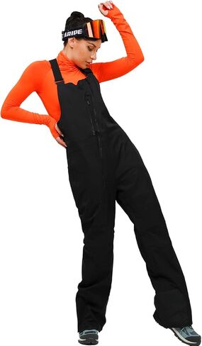 سروال التزلج على الجليد للنساء من HOUZONIY، مقاوم للماء، فضفاض للشتاء، فضفاض in Kuwait