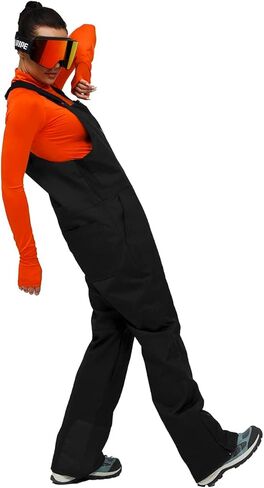 سروال التزلج على الجليد للنساء من HOUZONIY، مقاوم للماء، فضفاض للشتاء، فضفاض in Kuwait