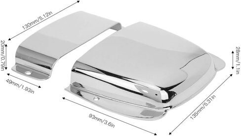 Bass Guitar Vintage Bridge Cover, Zinc Alloy Bass Guitar Bridge Cover with Screws for Electric Bass Guitar (Black) in Saudi Arabia