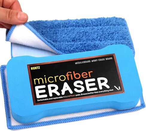 Premium Quality Chalkboard Eraser(2 Pack/Washable & Reusable) Dustless Chalk Eraser in Saudi Arabia