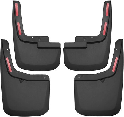 Husky Liners - Rear Mud Guards | 2015 - 2020 Ford F-150 w/ OEM Fender Flares, Rear Set - Black, 2 Pc. | 59451 in Saudi Arabia