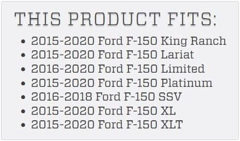 Husky Liners - Rear Mud Guards | 2015 - 2020 Ford F-150 w/ OEM Fender Flares, Rear Set - Black, 2 Pc. | 59451 in Saudi Arabia