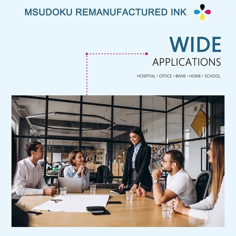 Msudoku GI23 Ink Refill Bottle (6Pack) Compatible Replacement for Canon GI-23 GI23 Refill Ink Bottle Use with Canon Pixma G620 PIXMA G620 Ink Refill Printer (BK/C/M/Y/GR Not Sublimation Ink) in Saudi Arabia
