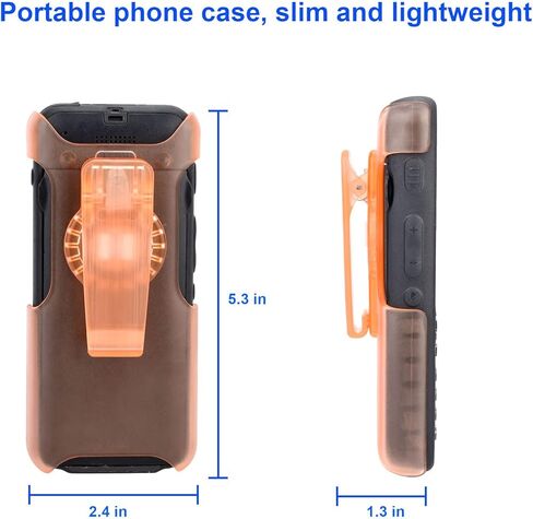 iGuerburn VoIP Phone Case for Cisco 8821 & Cisco 8821-EX, Cisco Phone Holder with 360° Swivel Belt Clip (Black) in Kuwait