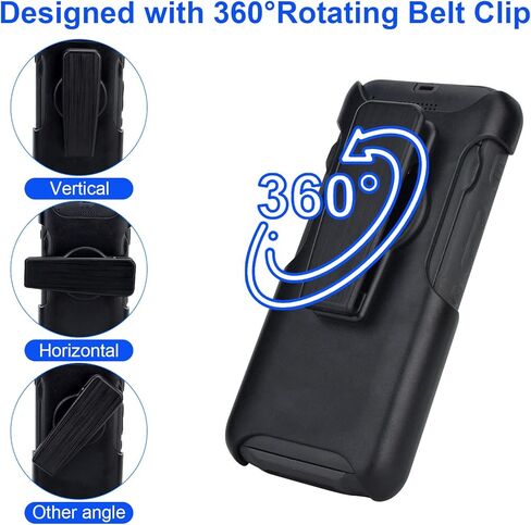 iGuerburn VoIP Phone Case for Cisco 8821 & Cisco 8821-EX, Cisco Phone Holder with 360° Swivel Belt Clip (Black) in Kuwait