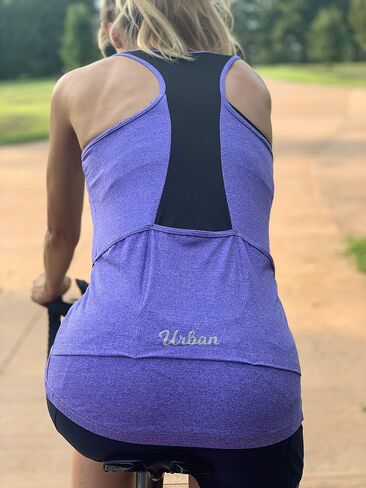 Women's Cycling/Running Racerback Tank Top with Pockets in Saudi Arabia
