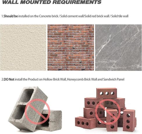 Wall Mounted Pull-Up-Bar Chin Up bar Dip Station for Indoor Home Gym Workout Multifunctional Power Tower Set Training Equipment Fitness Dip Stand Supports to 440 Lbs in Kuwait