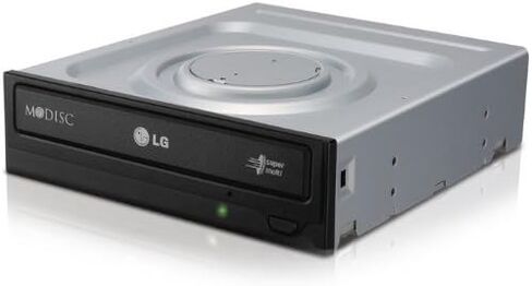 محرك الأقراص الضوئية LG Electronics DVDRW 24x SATA، أسود (GH24NSB0R) in Saudi Arabia