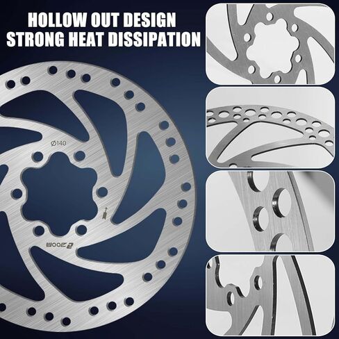 2 قطع التكبير MTB مكبح قرصي الدوار 140 مللي متر دراجة هوائية جبلية الفولاذ المقاوم للصدأ الدوار الفرامل الهيدروليكية الدوارات دراجة اكسسوارات in Kuwait
