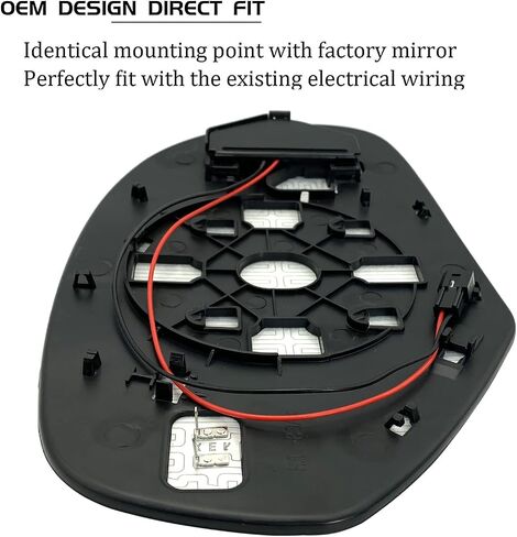 Driver Left Side Heated Mirror Glass Replacement for Chevy Chevrolet Silverado Avalanche Suburban GMC Sierra Yukon Cadillac Escalade Exterior Side Power Heated Signal Mirror 15874992 in Saudi Arabia