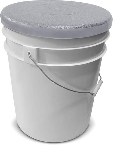 مقعد بغطاء دلو أسود لدلو سعة 5 جالون من Bucket Lidz in Kuwait