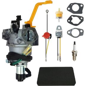 HUAYI 380723515 375715509 Carburetor Kit Fits for Firman T07573 Tri Fuel Generator 9400 Watt 439cc Engine, H07553 7500 9400 Watts Dual Fuel Generator H07552 Replace Parts