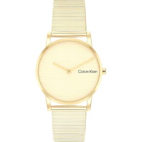 Calvin Klein CK Feel Women's 2H Quartz Watch - Stainless Steel Slim Case and Mesh Bracelet - Minimalistic Style - Water Resistant to 3ATM/30 Meters - Premium Fashion Timepiece - 30mm