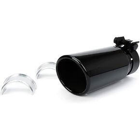 PT932-35180-02 Exhaust Muffler Stainless Steel Tip Upgrade Compatible With Toyota Tacoma 2005-2023 PT9323518002 PT932-35162 - Black