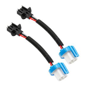 9007 HB5 to H13 9008 Headlight Extension Wiring Harness Sockets, Male Female Plug, Headlamp Conversion Cable Wire Connector Adapter for F150 1994-2007 Dodge Ram 1500-3500 2002-2006(2PCS)