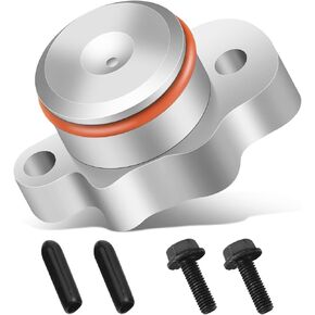 Oil Pump Plug Cover For Yamaha PW50 PW80 Y-Zinger Models 1981-2024, W/Oil Pump Plug Cover,Hi-Temp Silicone O-Ring, Mounting Bolts (2), Port Cap
