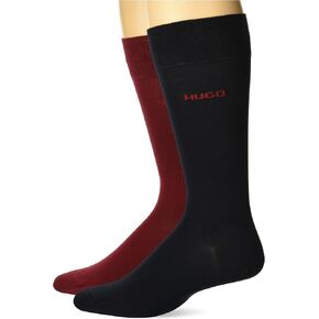 HUGO Men's Two Pack Cotton Dress Socks