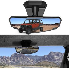 Rear View Mirror for 2024 Polaris Xpedition XP/ADV, Center Wide Rear Mirror Convex Rearview Mirror for Polaris XPEDITION XP/XP 5/ADV/ADV 5 2024 Accessories (Replace #2884486)