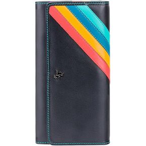 Visconti CHL72 Women's Secure RFID Blocking Leather Trifold Clutch Wallet Purse