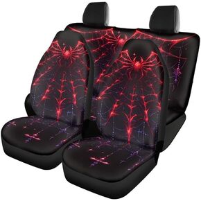 Rainbow Fluid Painting Car Seat Covers Full Set,Colorful Fluid Art Painting Washable Car Seat Cover Front and Back Automotive Seat Covers for SUV,Sedan