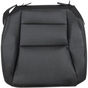 NLQR Front Driver Side Bottom Replacement Seat Cover Microfiber Leather Black Perforated Compatible with Honda Accord Sedan 2013 2014 2015 2016 2017
