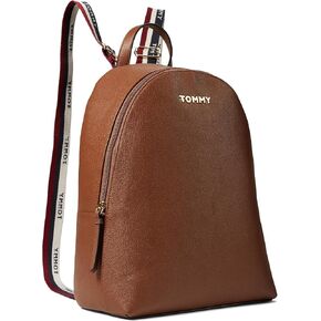 Tommy Hilfiger Reese II Medium Dome Backpack Pebble PVC Black One Size