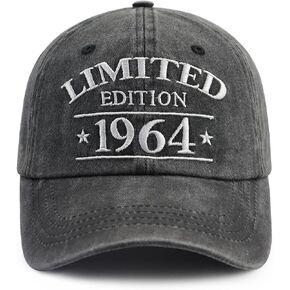 XacaYuerp Limited Edition 1960 1961 1962 1963 1964 1965 1966 1967 1967 1969 Hat, Funny Embroidered Baseball Cap for Women Men