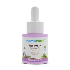 Mamaearth Pure & Natural Rosemary Essential Oil for Hair Growth | Strengthens Hair & Controls Hair Fall | Anti-Thinning Tonic | Suits All Hair Types | 0.51 Fl Oz/15 ml