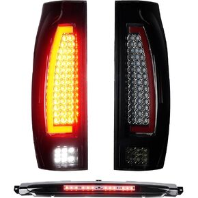 Tresound LED Tail Light for Chevy Avalanche 1500 2500 2002 2003 2004 2005 2006, Rear Taillight Assembly, GM2801153 in Kuwait