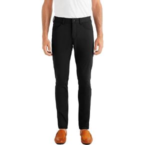 Rhone Men's Commuter Five Pocket Slim Fit Pant, Premium Comfort, Breathable 4-Way Stretch Fabric (Black, 38W x 33L)