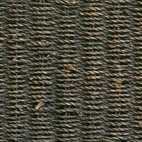 Signature Design by Ashley Halima Bohemian Rectangular Woven Wicker 2 Piece Storage Tray Set, Dark Brown in Saudi Arabia