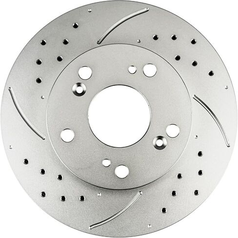 Rear 14.17in Brake Rotors Compatible with Silverado 2500 HD/Sierra 2500 HD/Silverado 3500 HD/Sierra 3500 HD 2011-2024, Suburban 3500 HD 2016-2019, Drilled Slotted Brake Rotors Kit OEM# 55192 in Kuwait